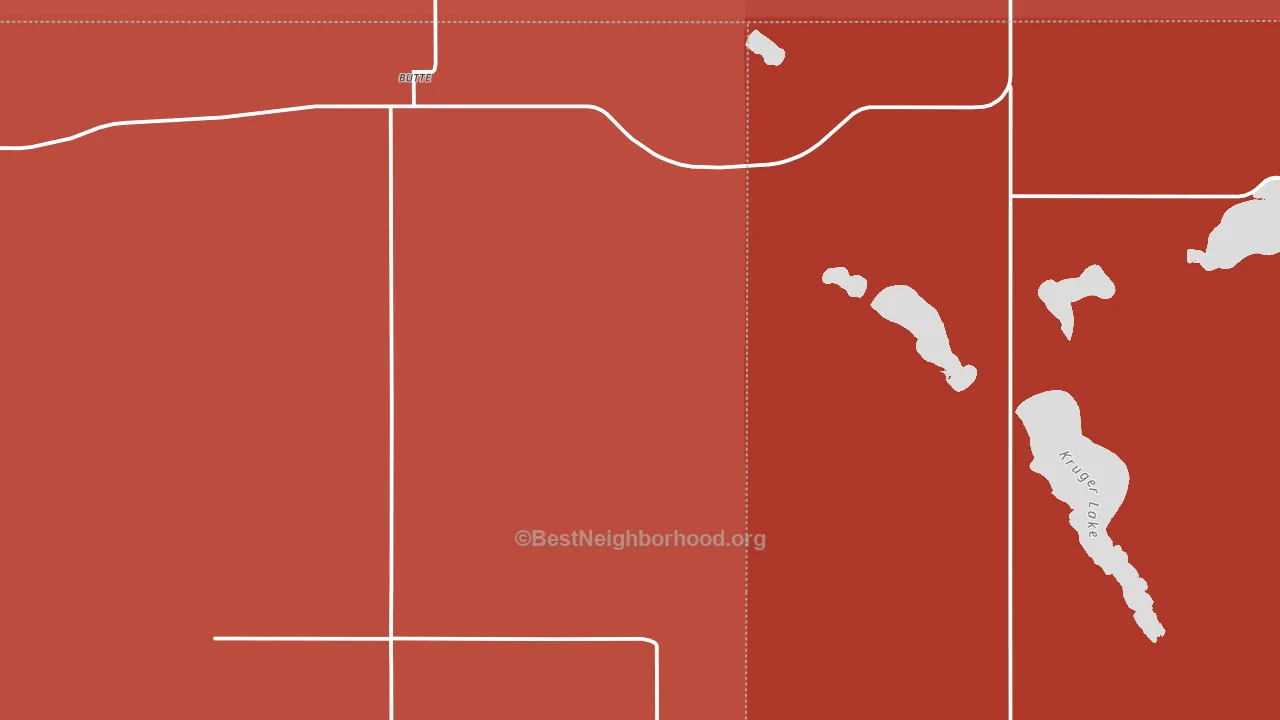58723, ND block-group political-lean map
