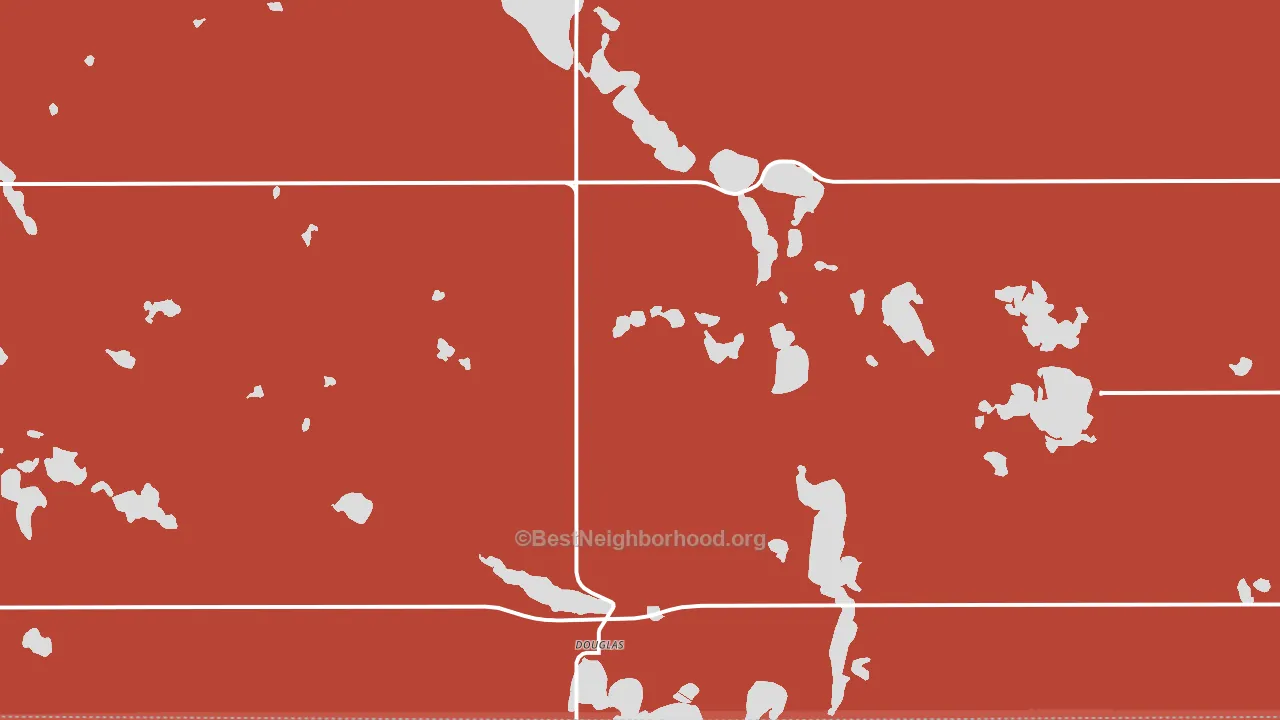 58735, ND block-group political-lean map