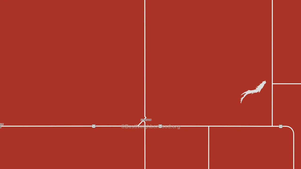 58737, ND block-group political-lean map