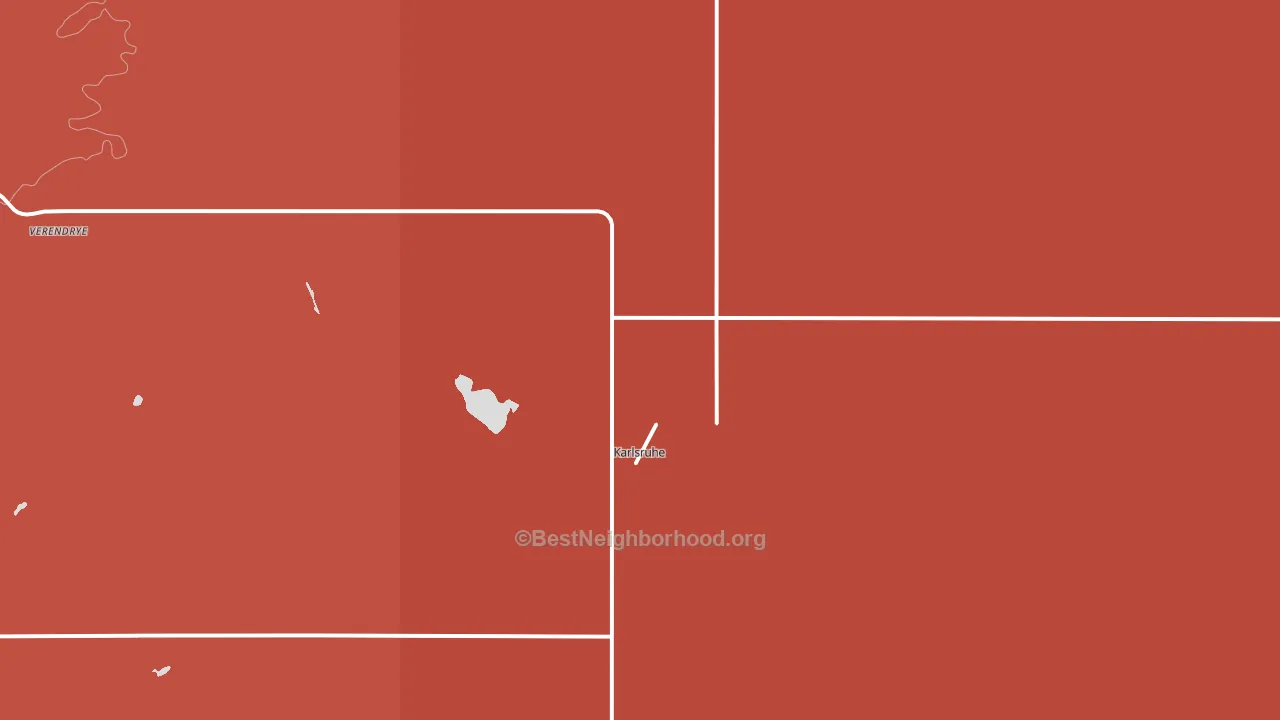 58744, ND block-group political-lean map