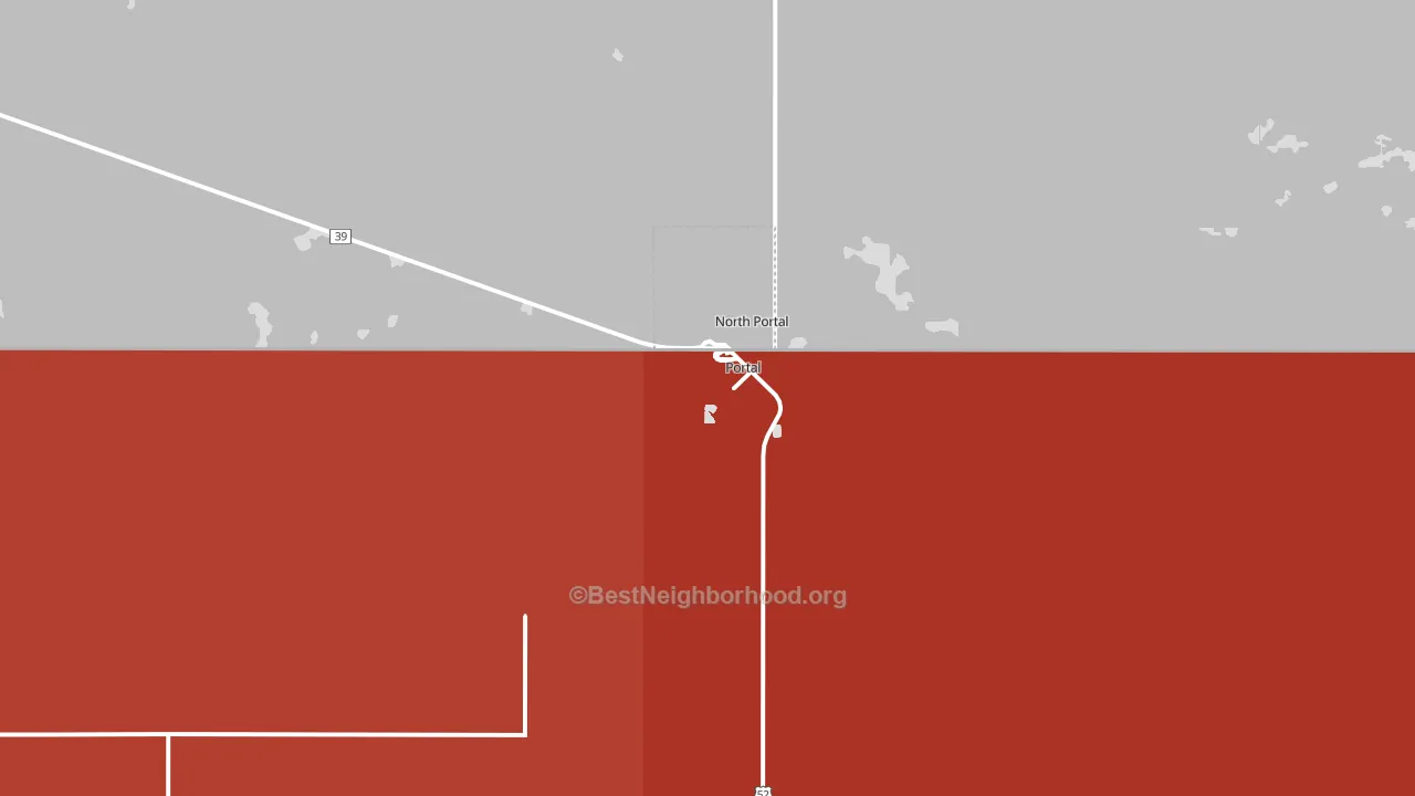 58772, ND block-group political-lean map