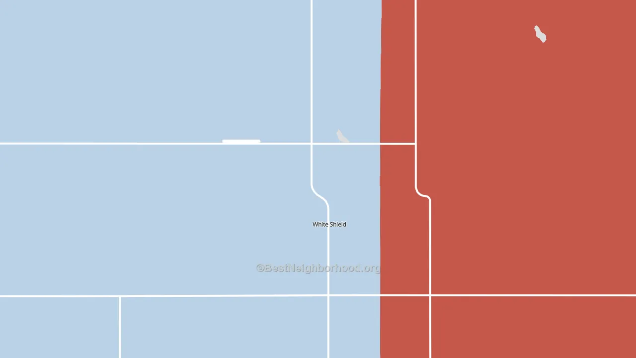 58775, ND block-group political-lean map