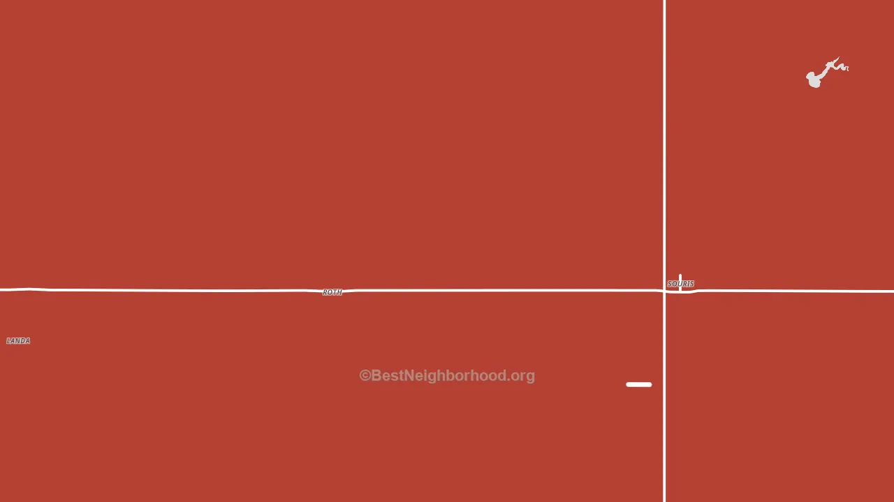 58783, ND block-group political-lean map