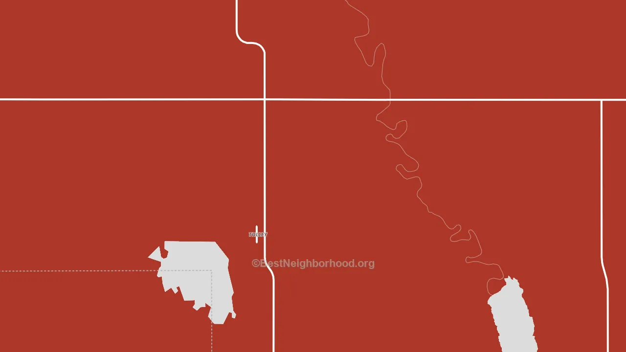 58787, ND block-group political-lean map