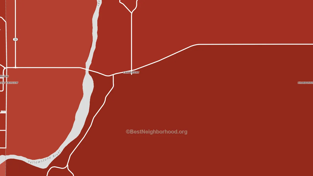 58838, ND block-group political-lean map