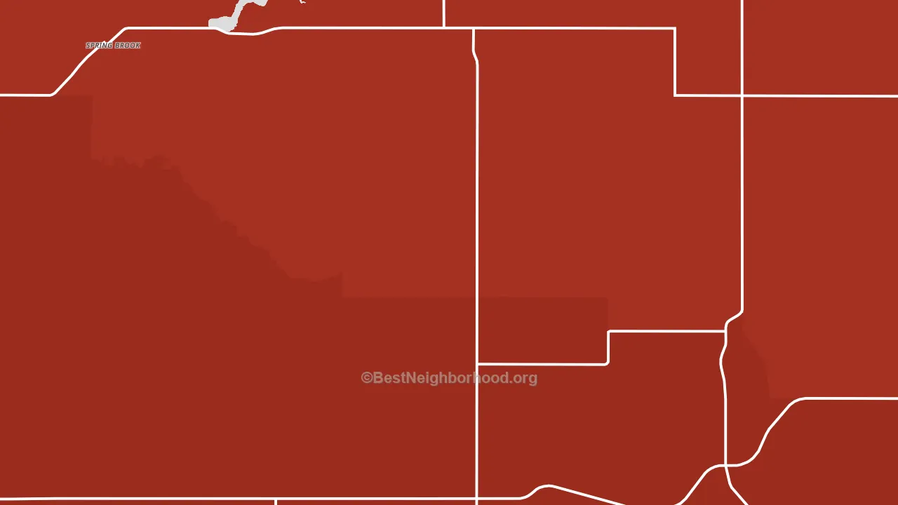 58843, ND block-group political-lean map