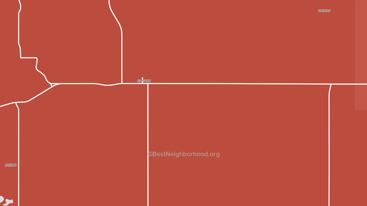 58844, ND block-group political-lean map