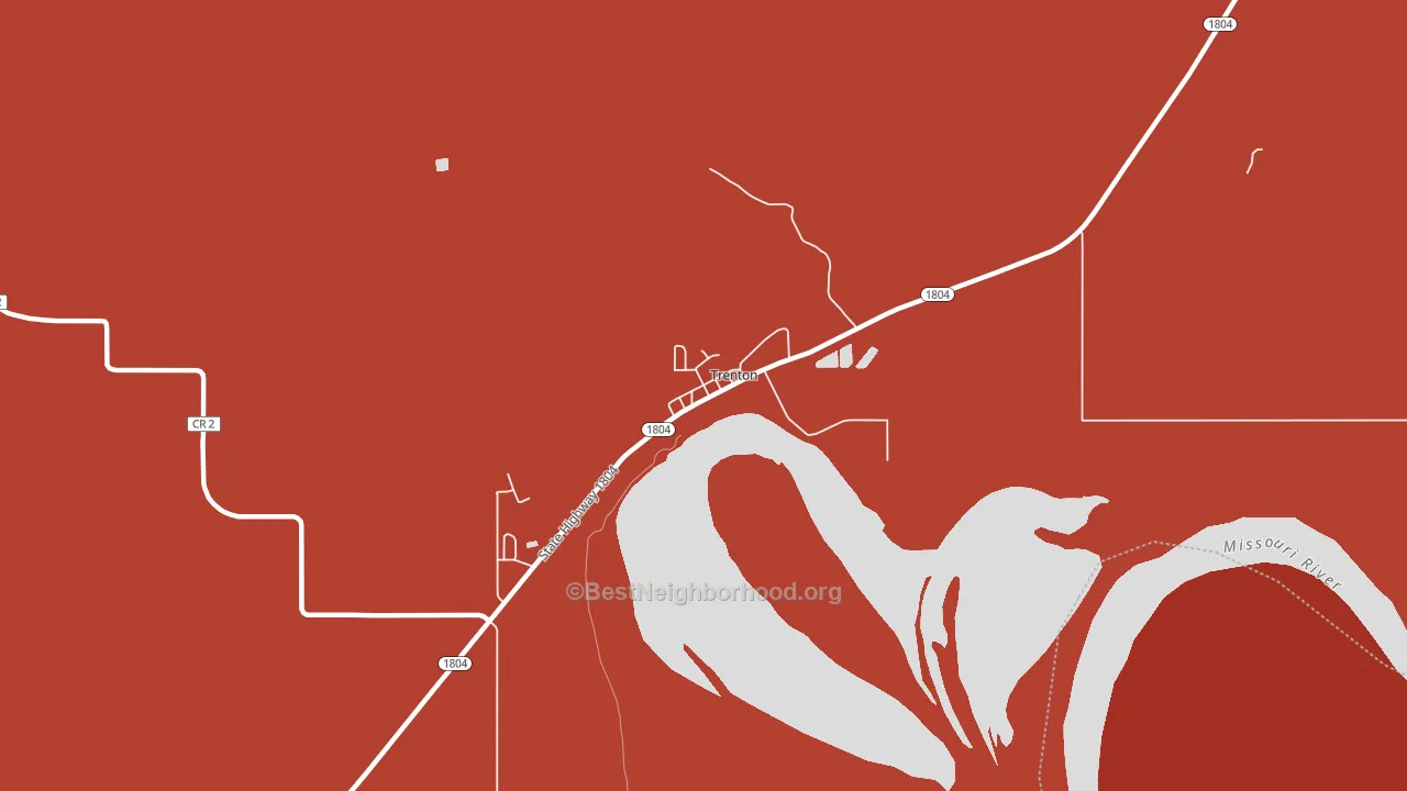 58853, ND block-group political-lean map
