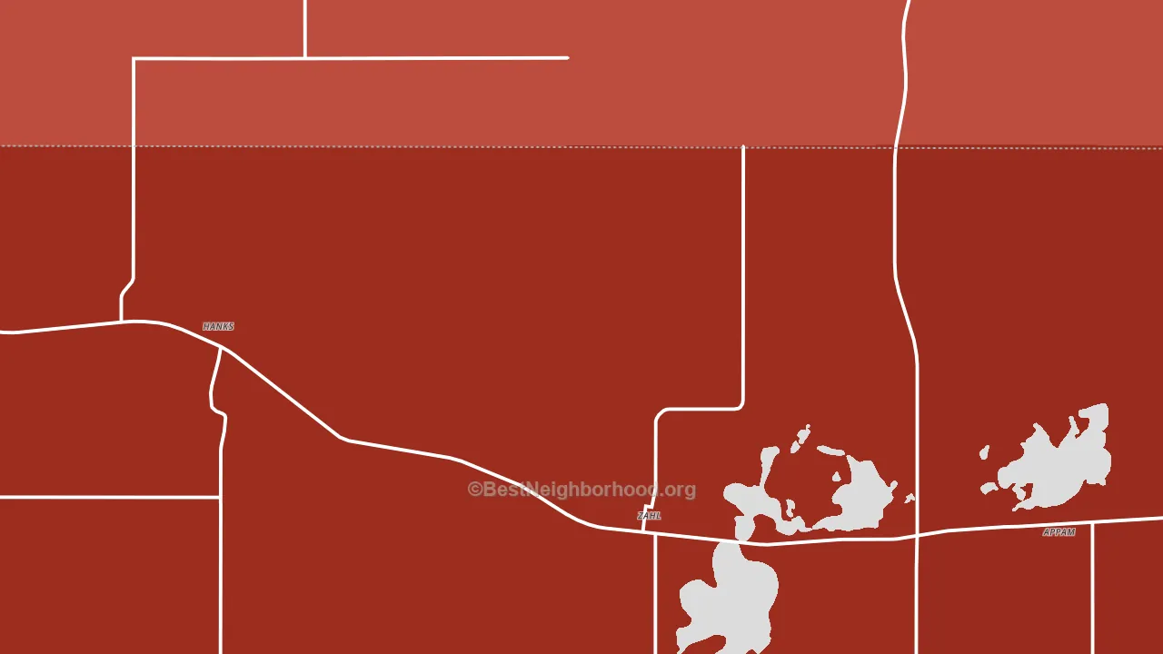 58856, ND block-group political-lean map
