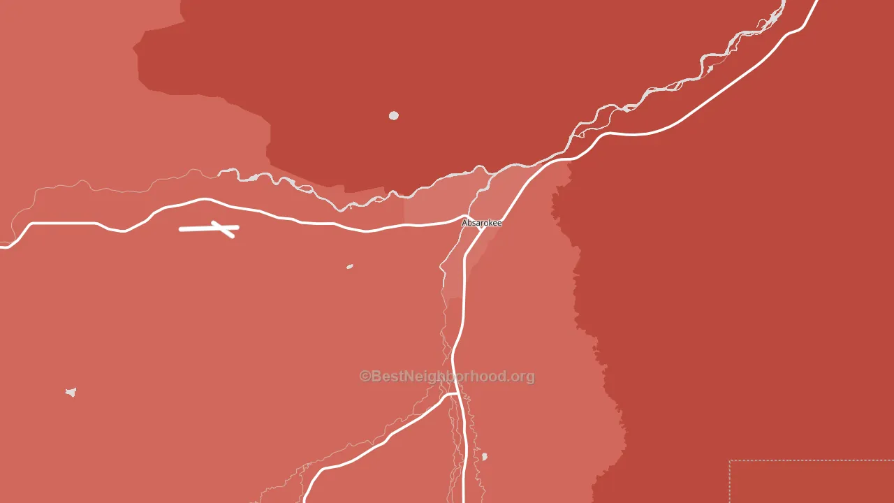 59001, MT block-group political-lean map