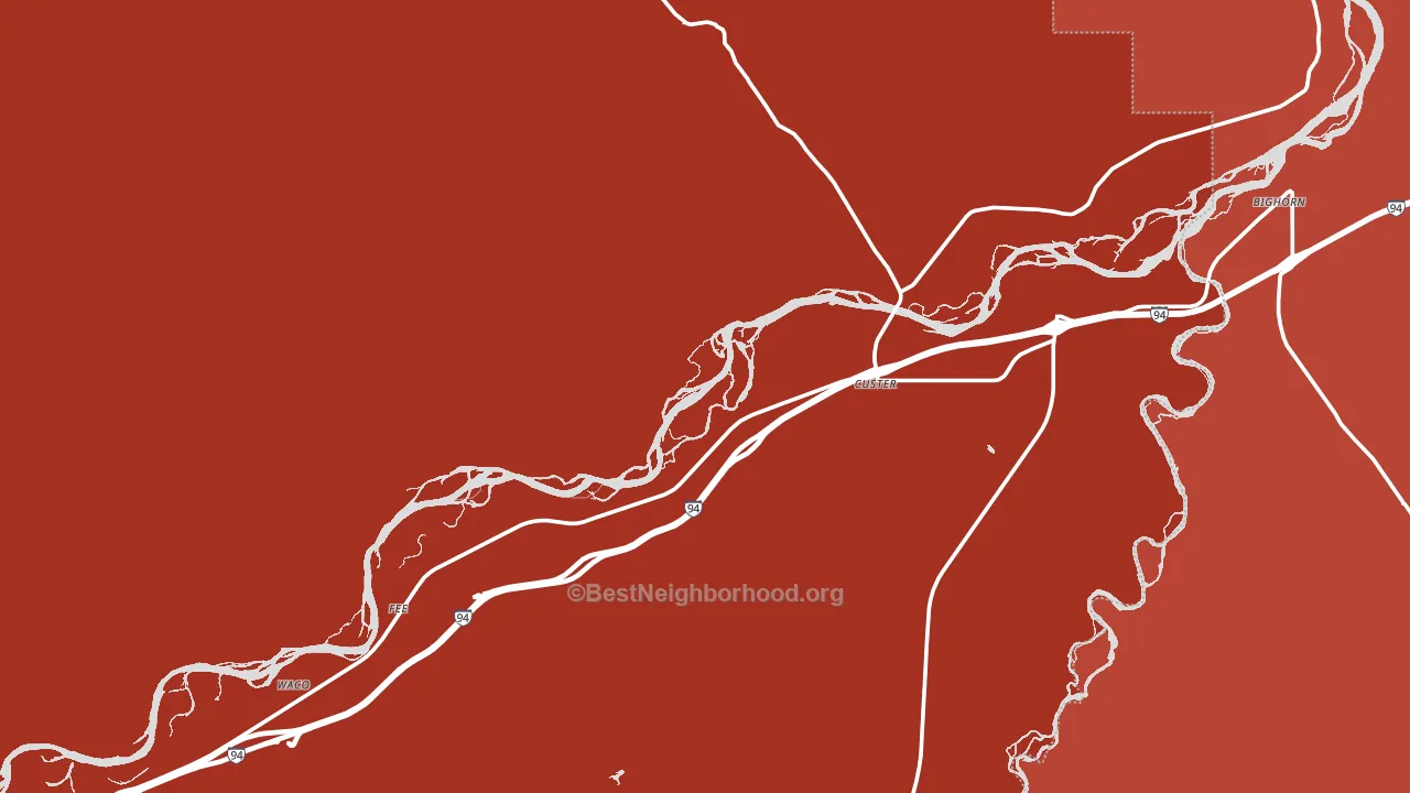 59024, MT block-group political-lean map