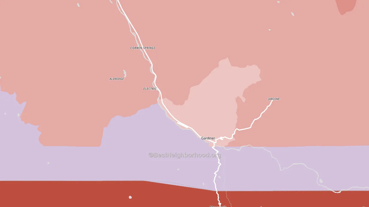 59030, MT block-group political-lean map