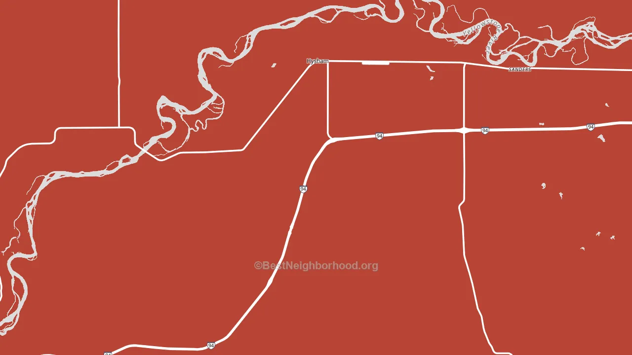 59038, MT block-group political-lean map