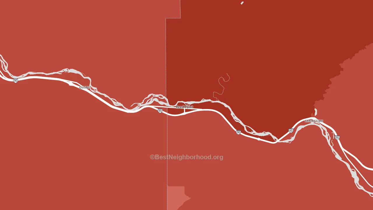 59069, MT block-group political-lean map