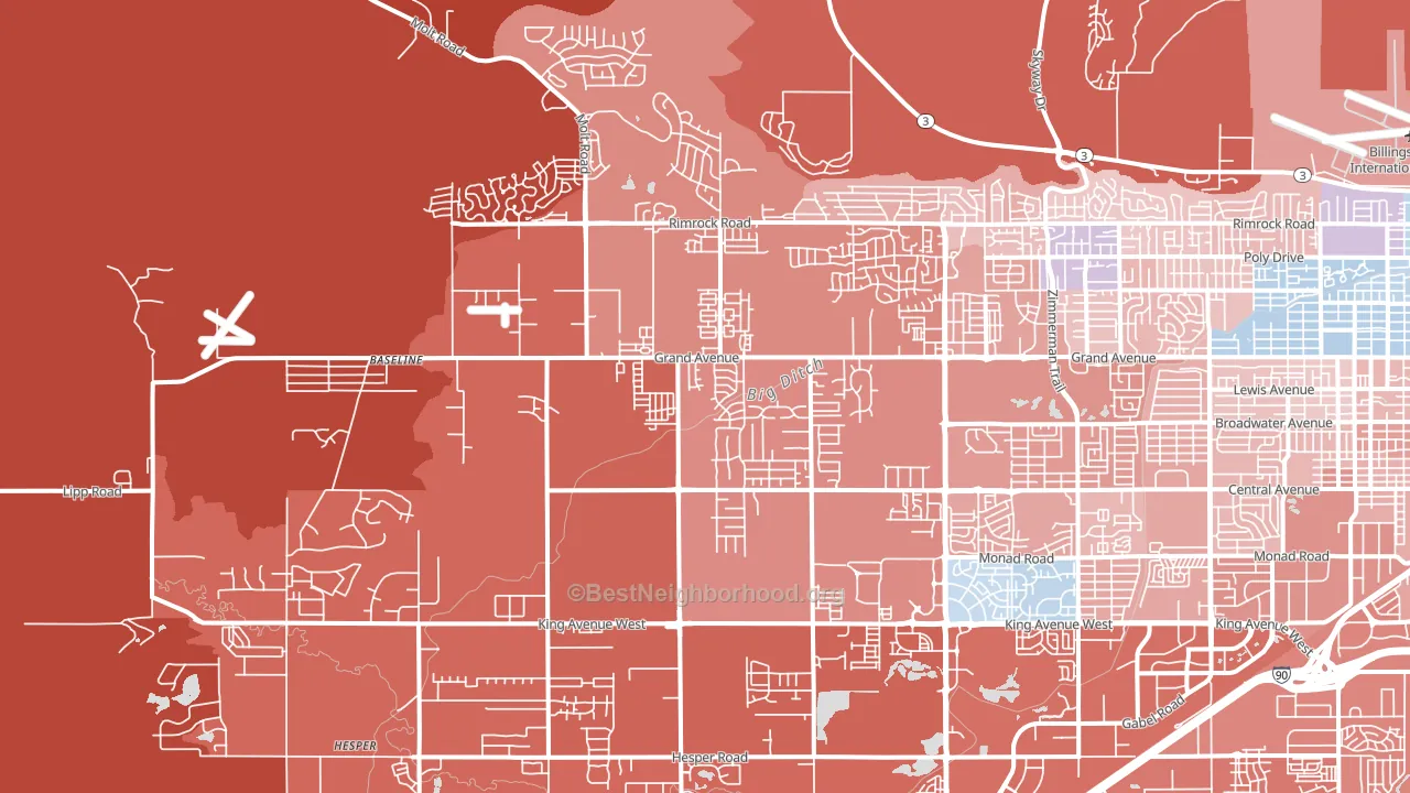59106, MT block-group political-lean map
