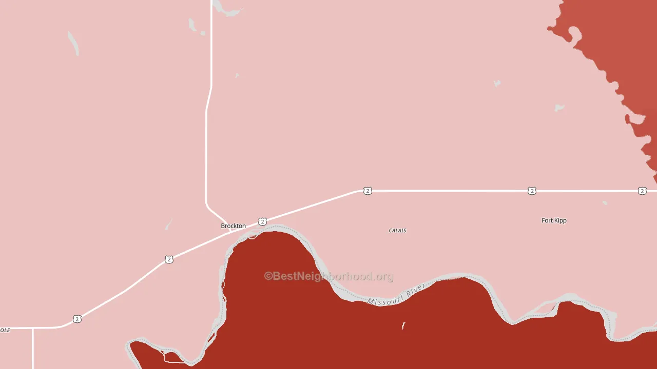 59213, MT block-group political-lean map