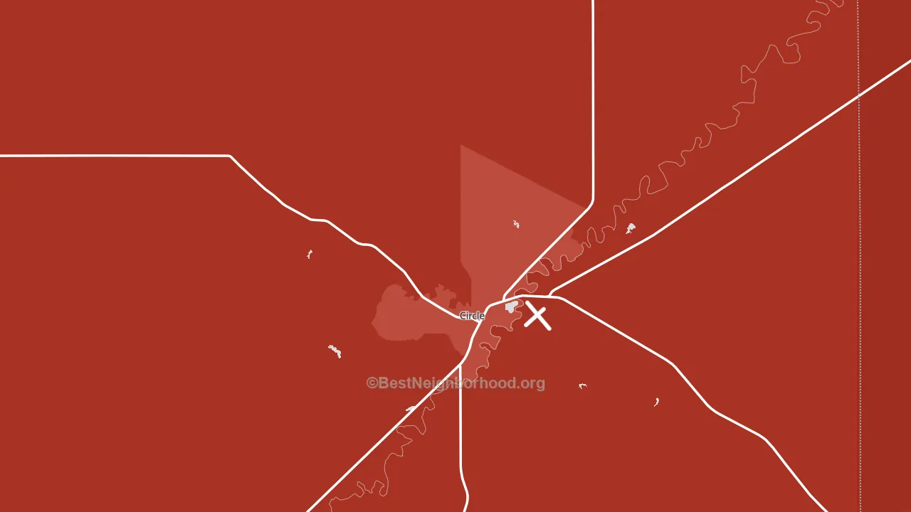 59215, MT block-group political-lean map