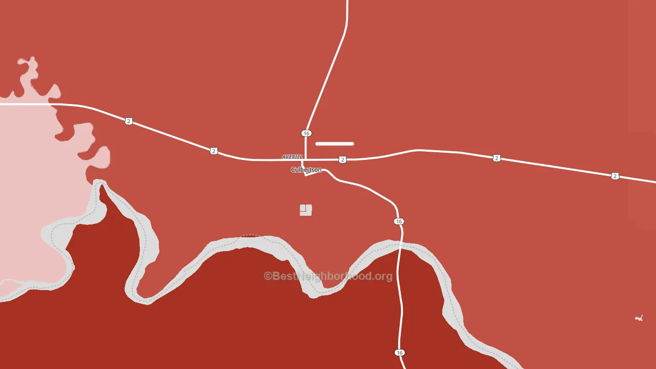 59218, MT block-group political-lean map