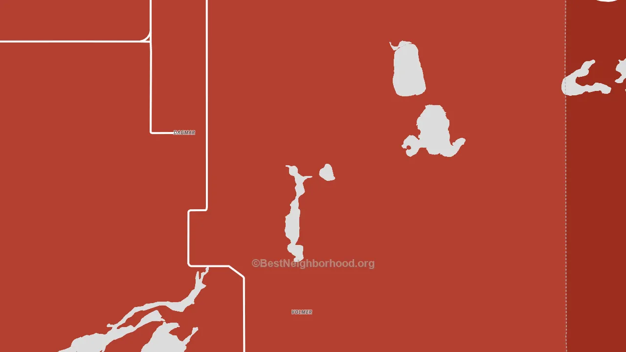 59219, MT block-group political-lean map