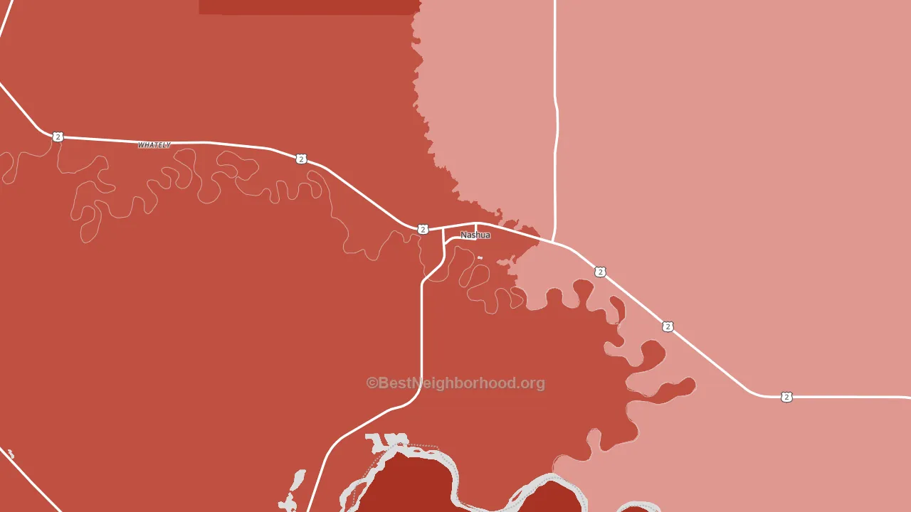 59248, MT block-group political-lean map