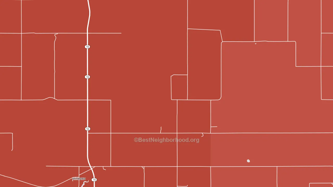 59256, MT block-group political-lean map