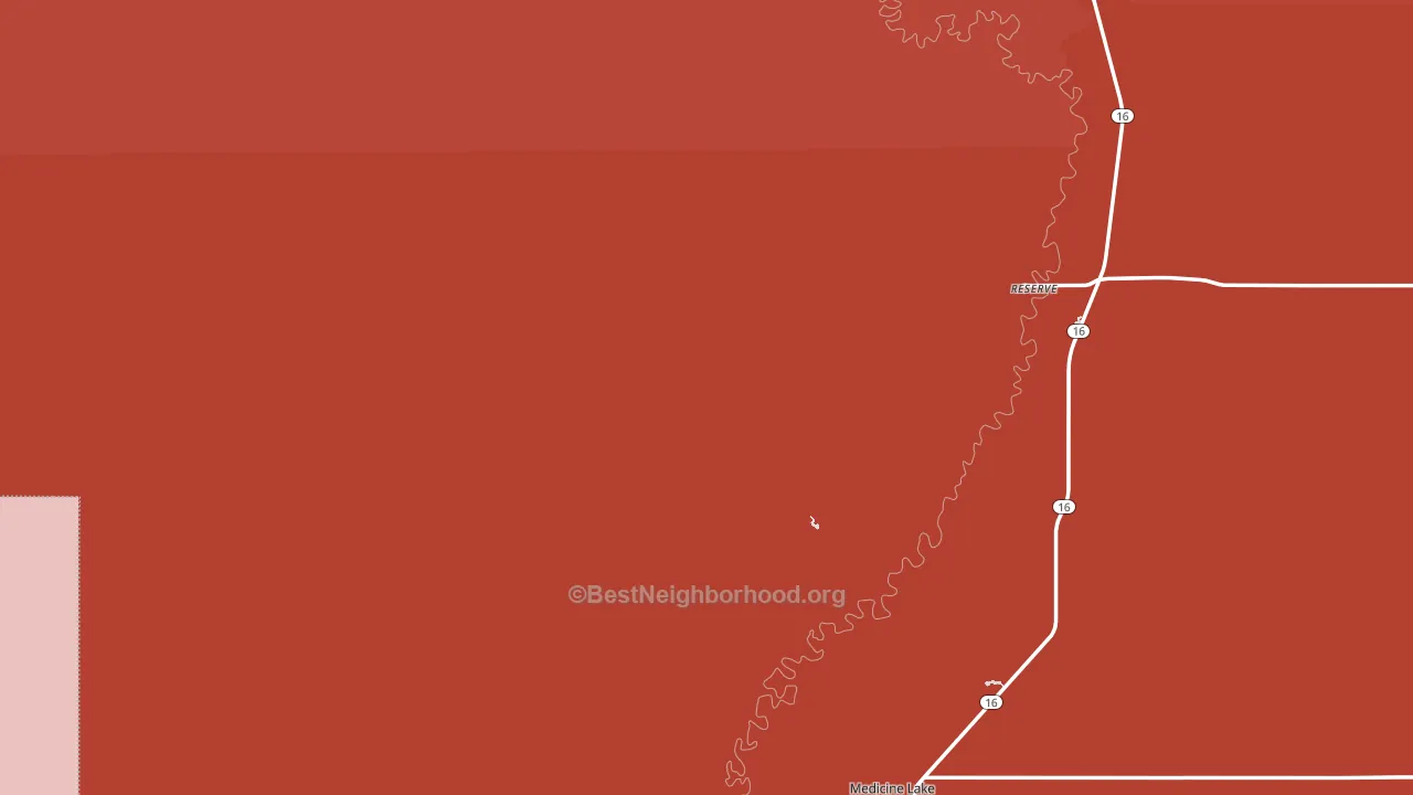 59258, MT block-group political-lean map
