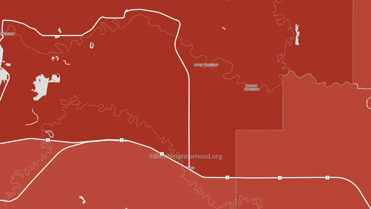 59261, MT block-group political-lean map