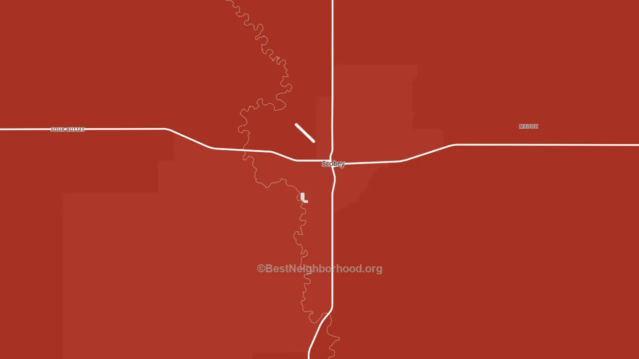 59263, MT block-group political-lean map