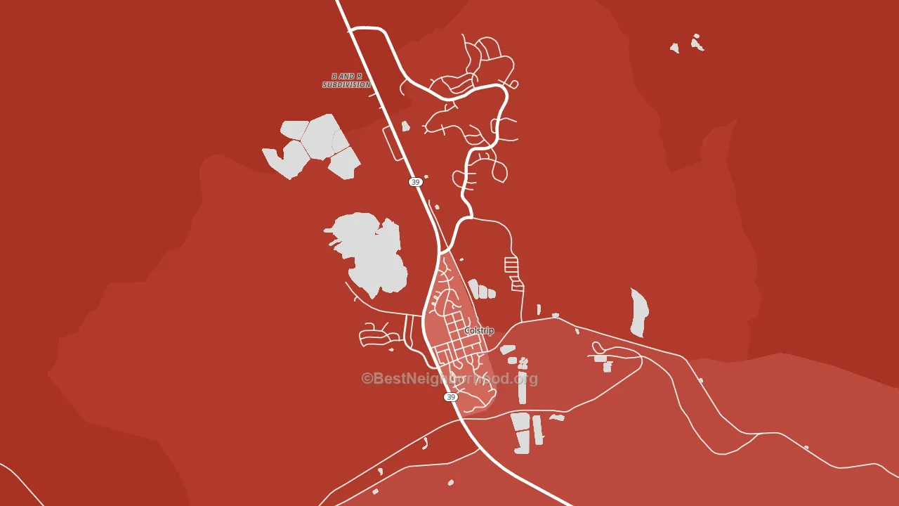 59323, MT block-group political-lean map