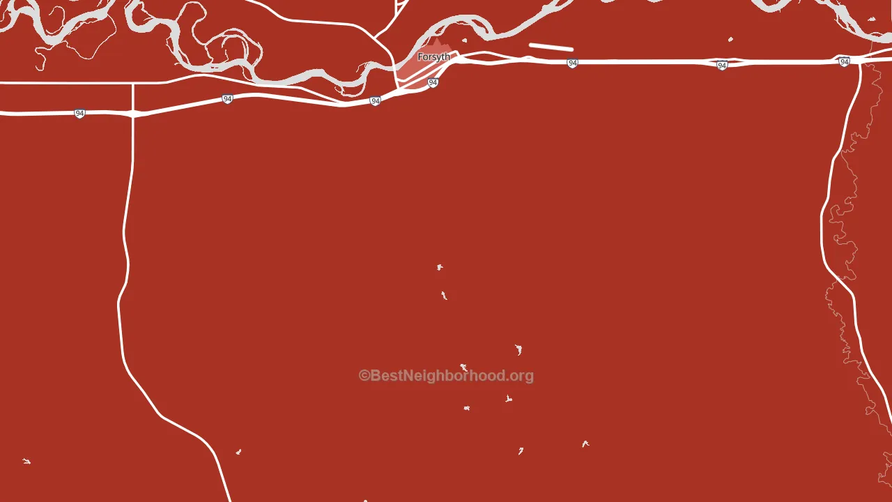59327, MT block-group political-lean map