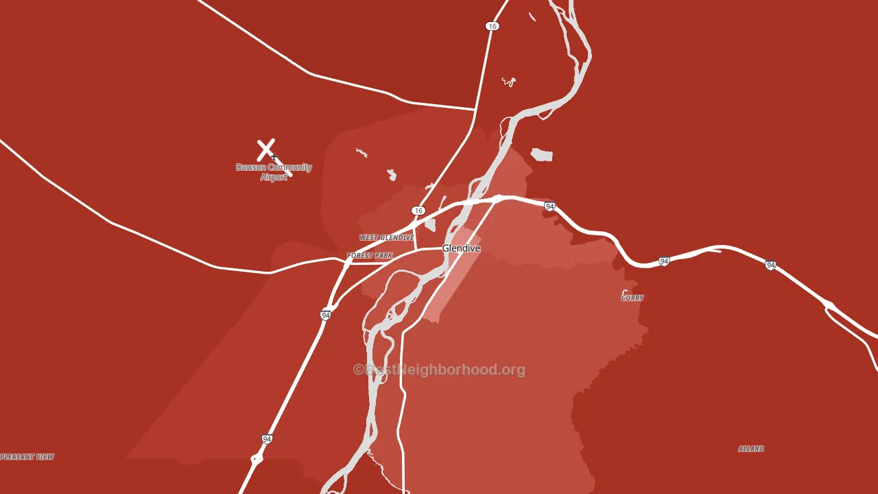 59330, MT block-group political-lean map