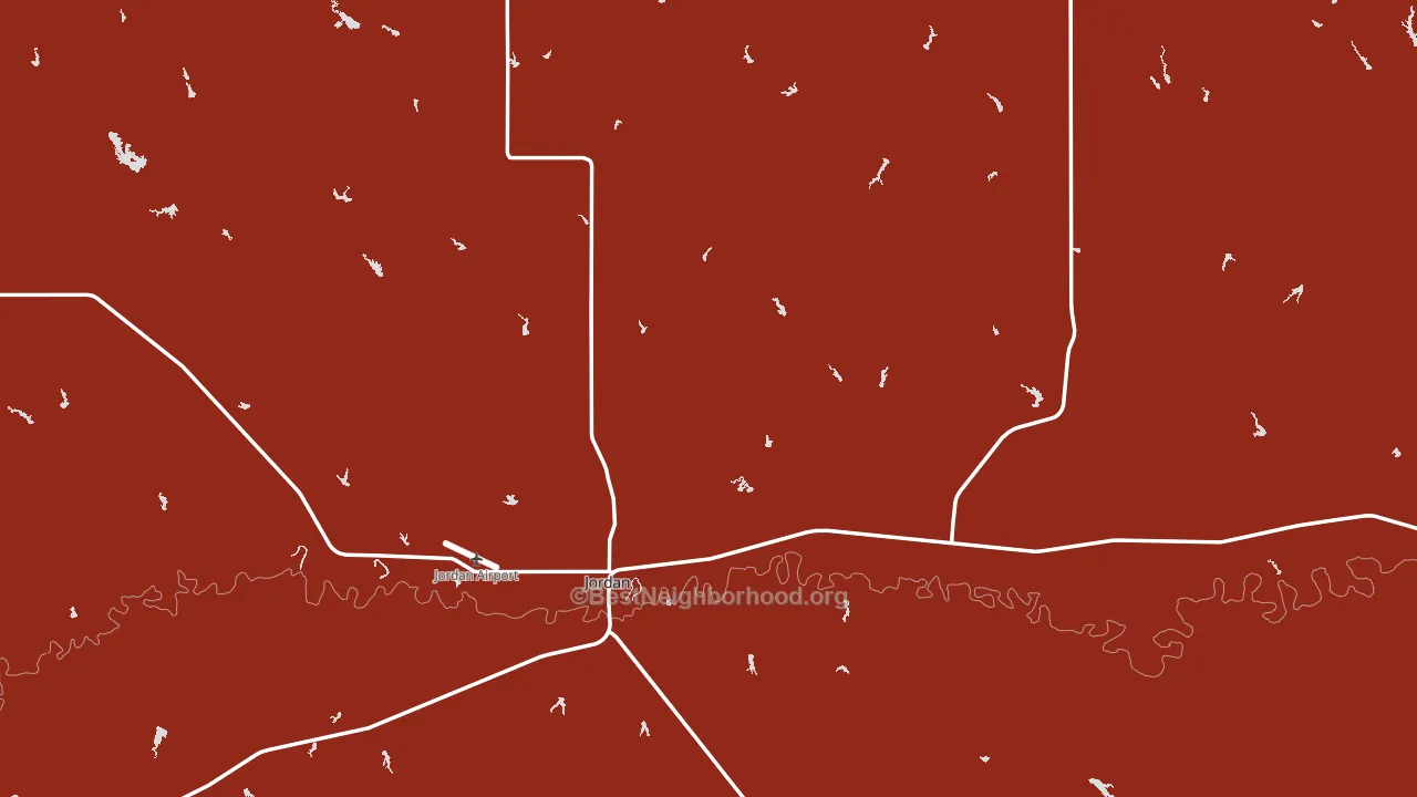 59337, MT block-group political-lean map