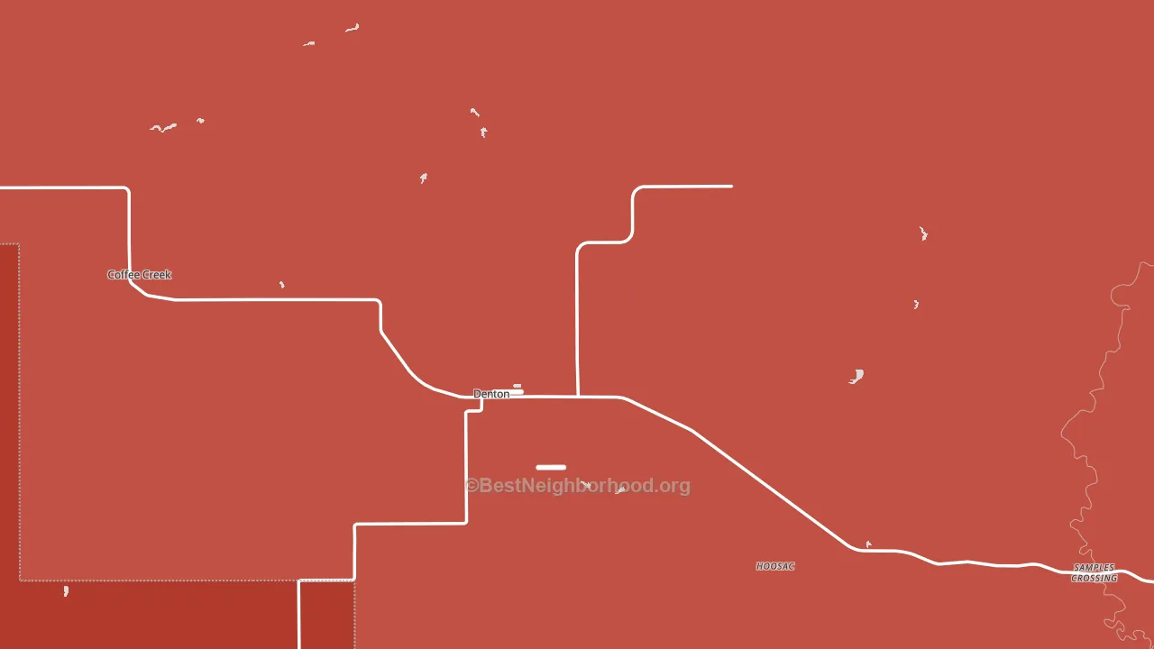 59430, MT block-group political-lean map