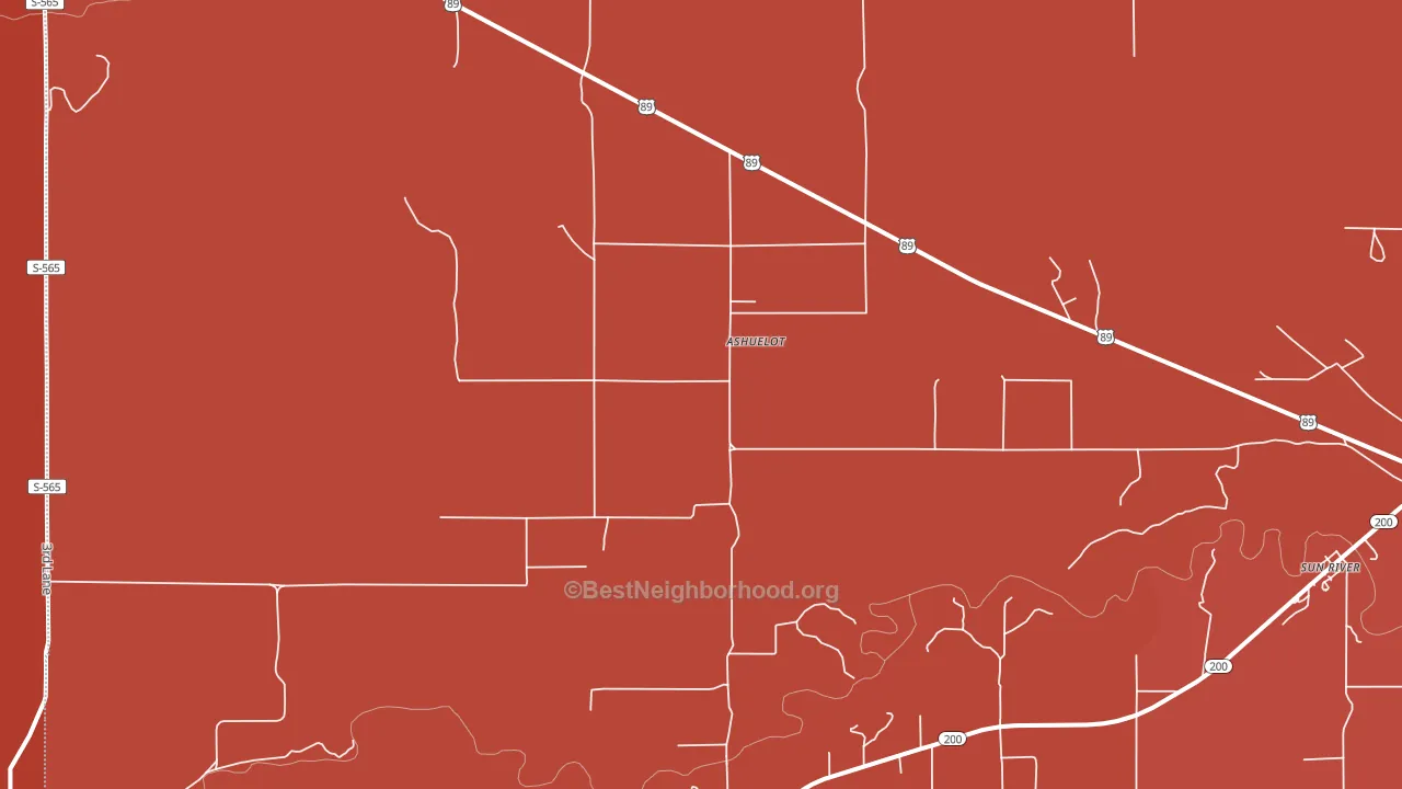 59443, MT block-group political-lean map