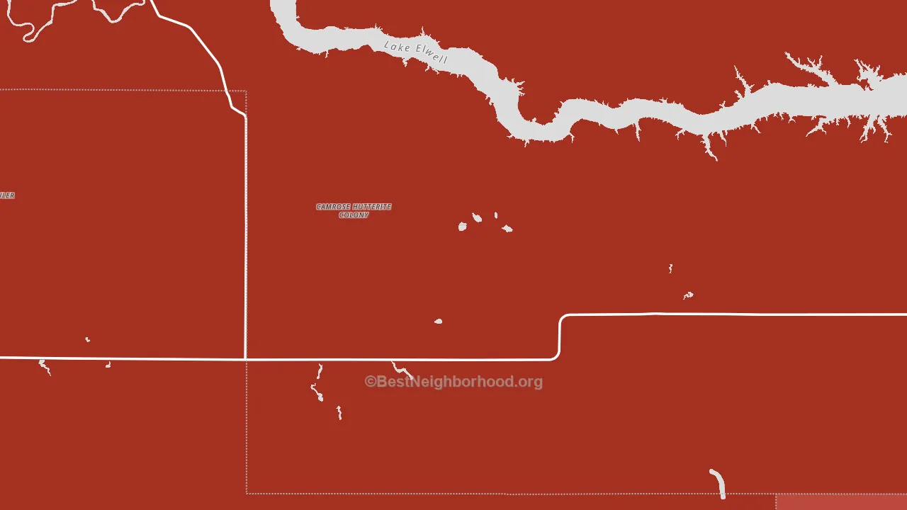 59456, MT block-group political-lean map