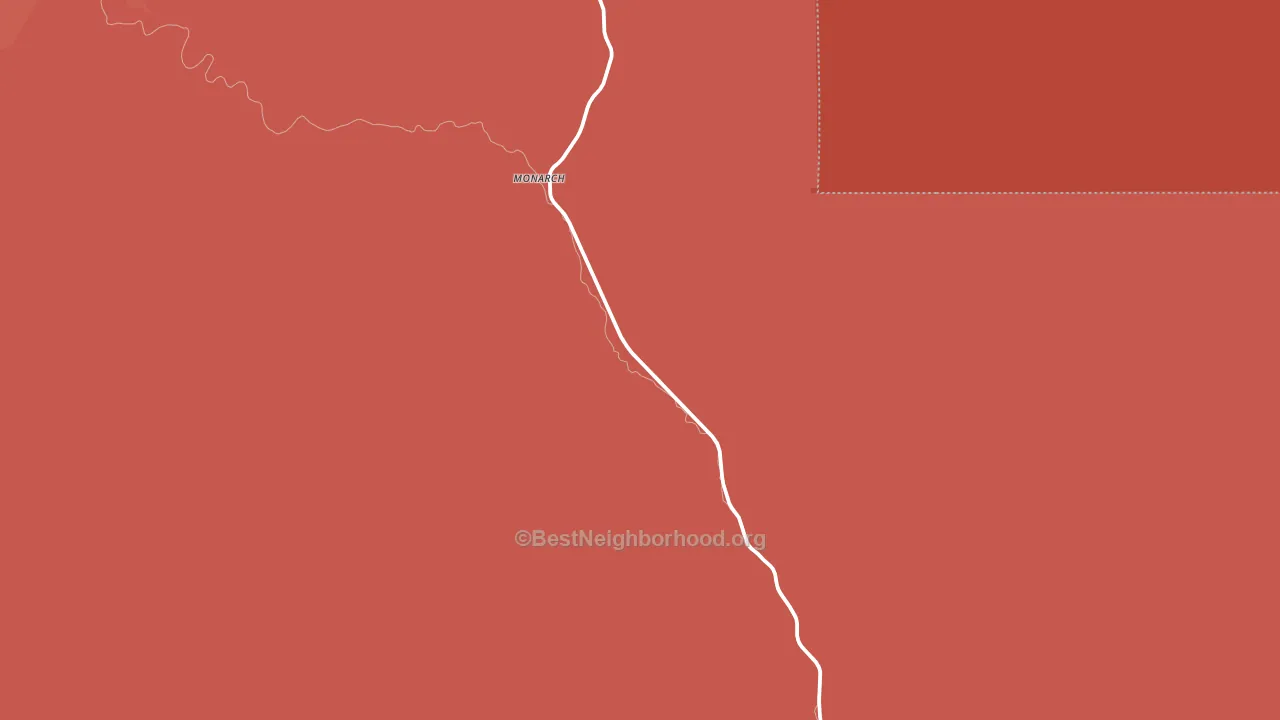 59463, MT block-group political-lean map