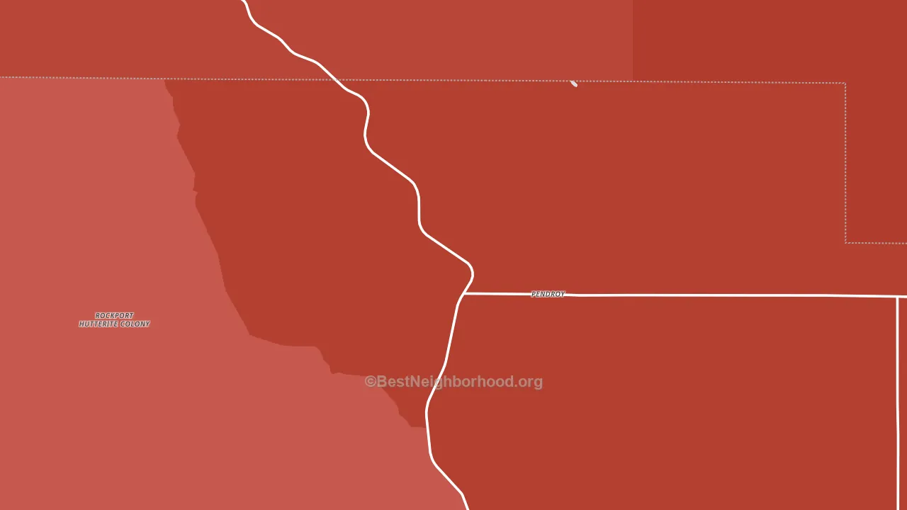 59467, MT block-group political-lean map