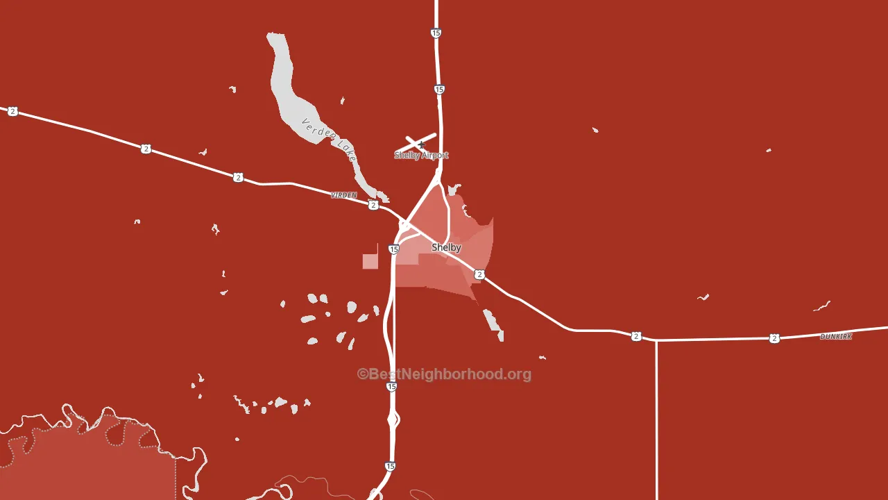 59474, MT block-group political-lean map