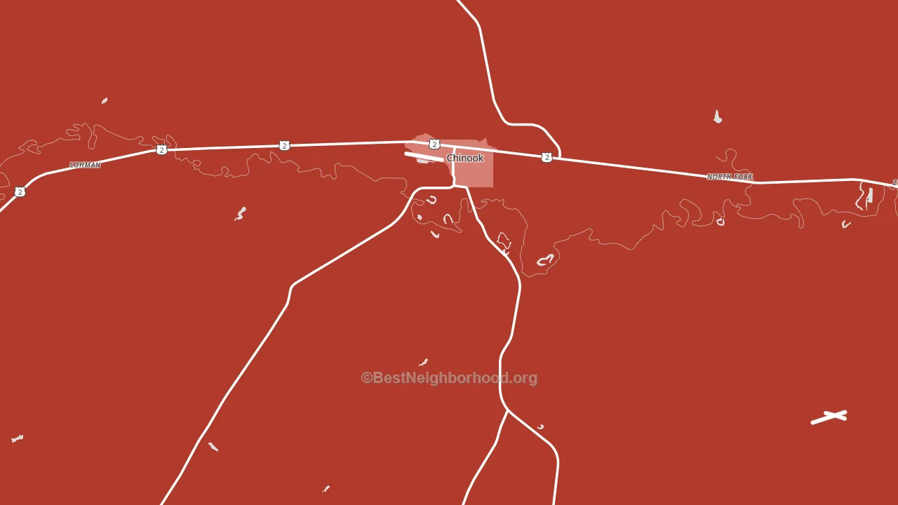 59523, MT block-group political-lean map