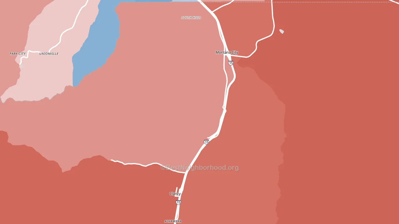 59634, MT block-group political-lean map