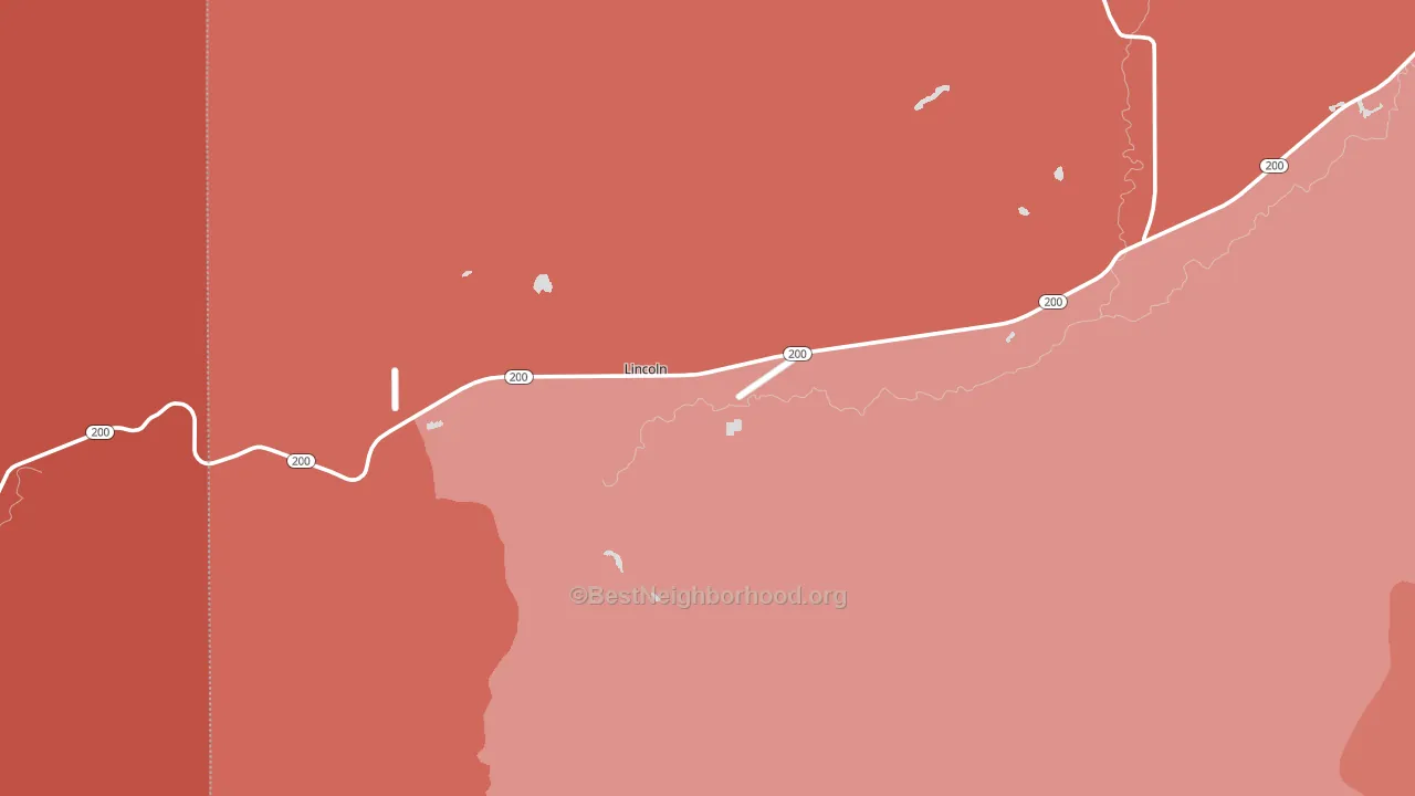 59639, MT block-group political-lean map