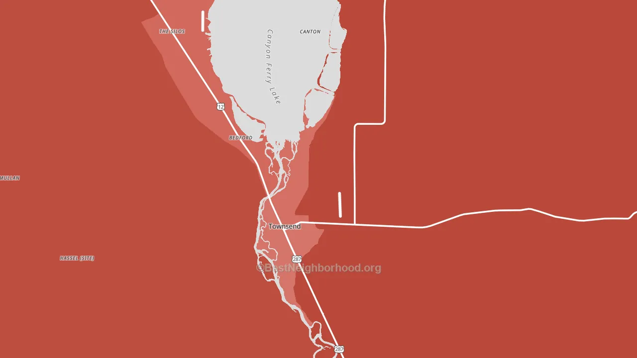 59644, MT block-group political-lean map
