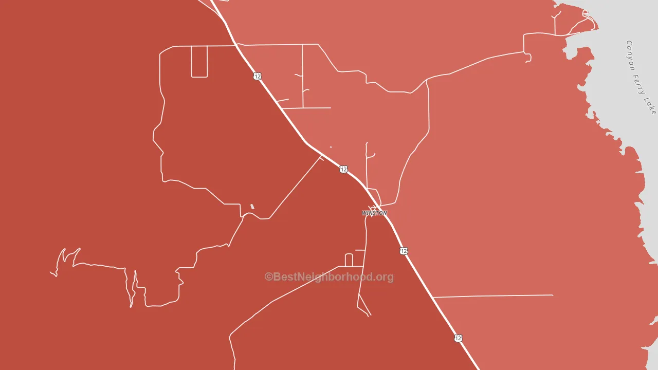 59647, MT block-group political-lean map