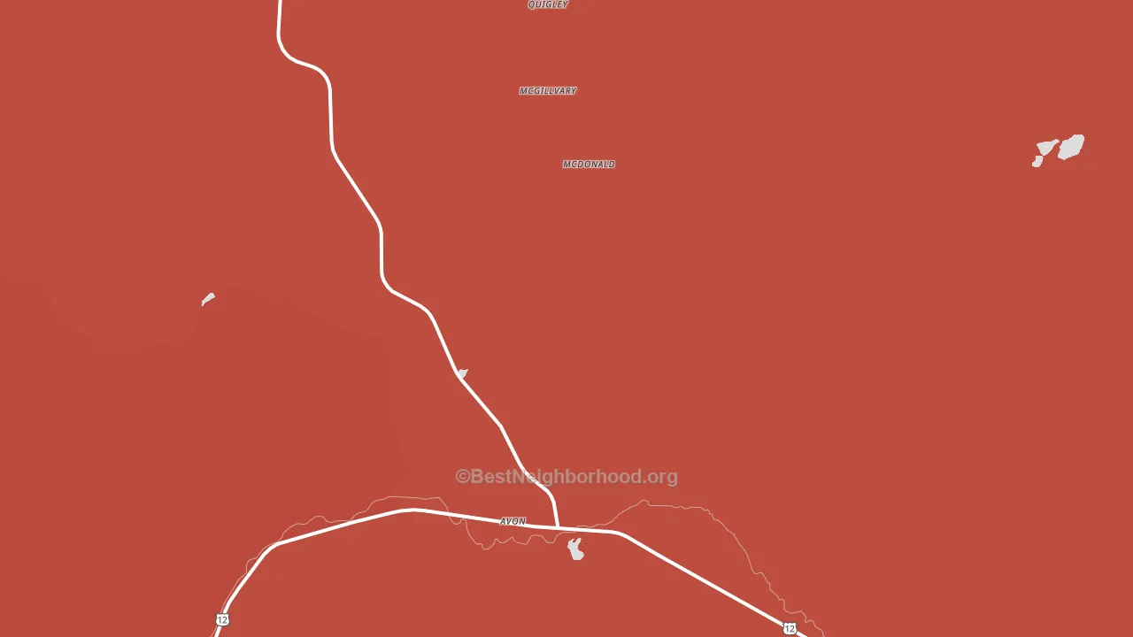 59713, MT block-group political-lean map