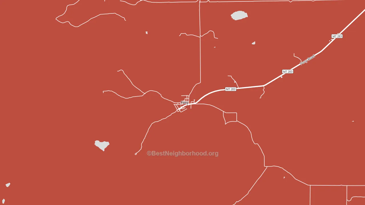 59747, MT block-group political-lean map