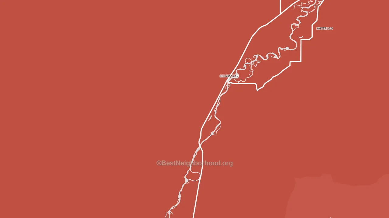 59751, MT block-group political-lean map