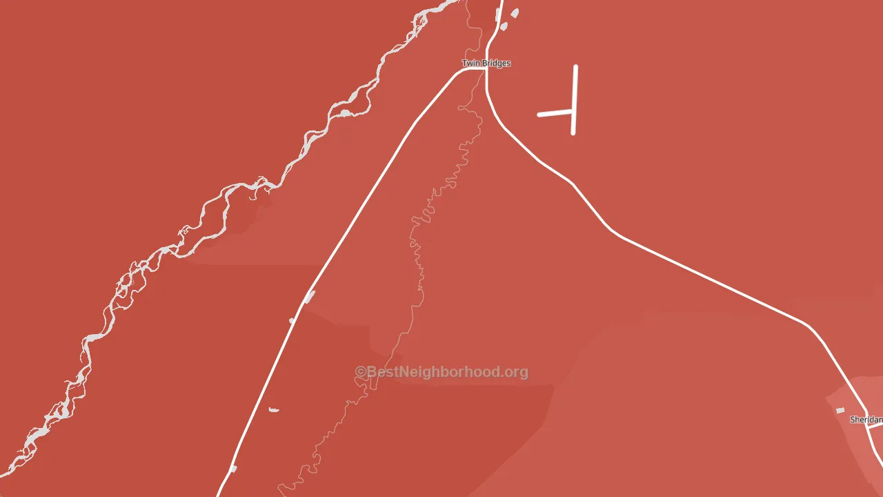 59754, MT block-group political-lean map