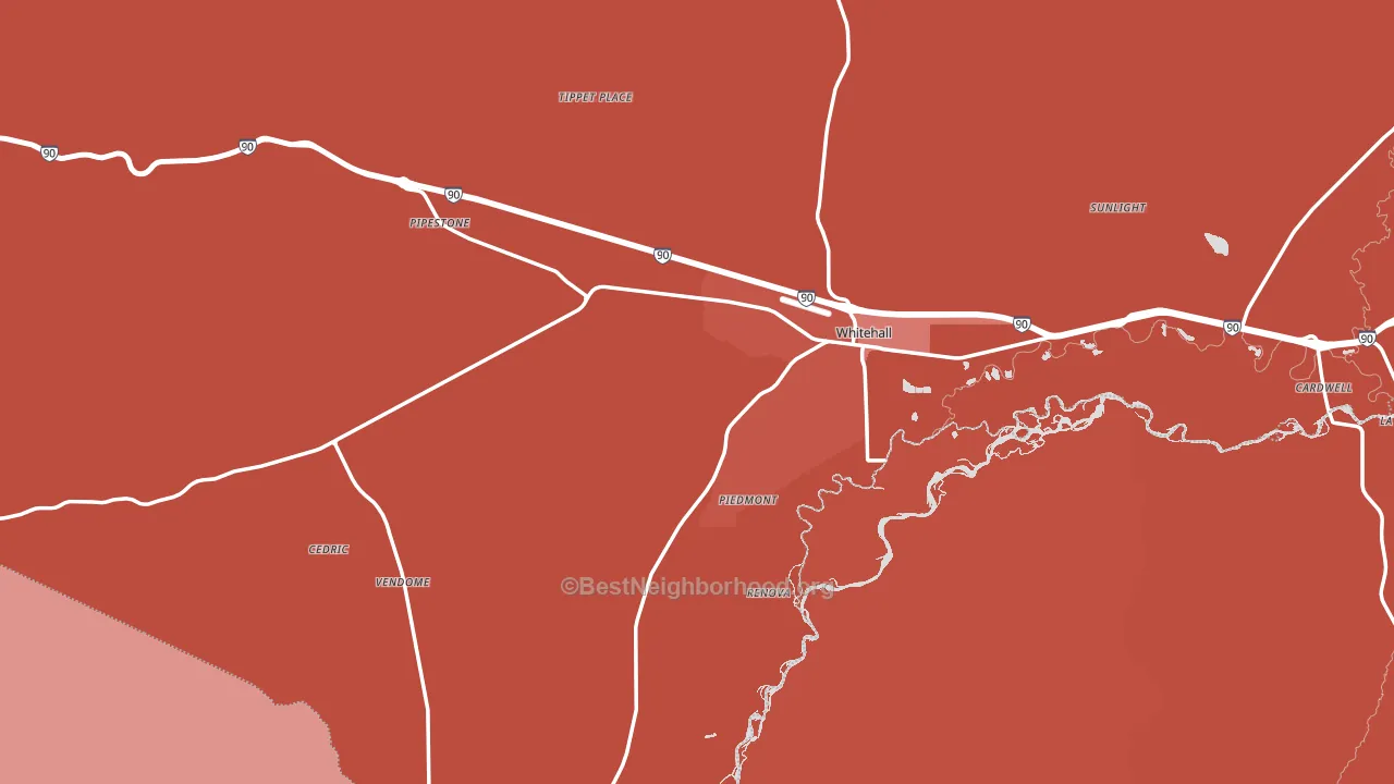 59759, MT block-group political-lean map