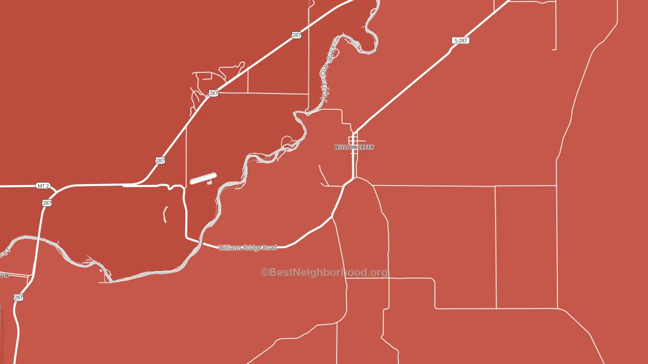 59760, MT block-group political-lean map