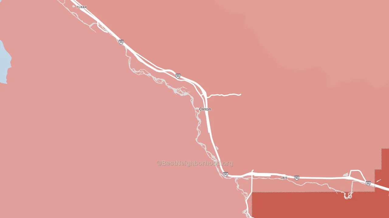 59825, MT block-group political-lean map